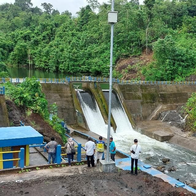 Field survey of PUPR water infrastructure at Embung Nakamura, Pulau Morotai